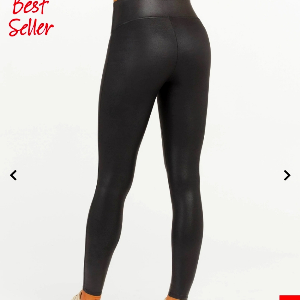 Spanx Faux leather leggings S NWT